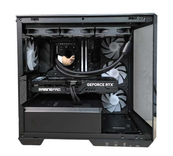 Игровой компьютер 992963 (Ryzen 5 7600X3D 4.1 ГГц/AMD B850/32 ГБ DDR5 6.0 ГГц/1024 ГБ SSD/RTX 5060 Ti 16 ГБ/Wi-Fi/750W/MSI MAG Pano M100R PZ TG ARGB Black) - купить по выгодной цене!